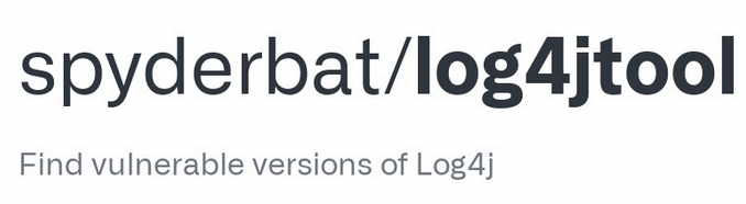 Detect vulnerable versions of Log4j with Spyderbat Log4jtool